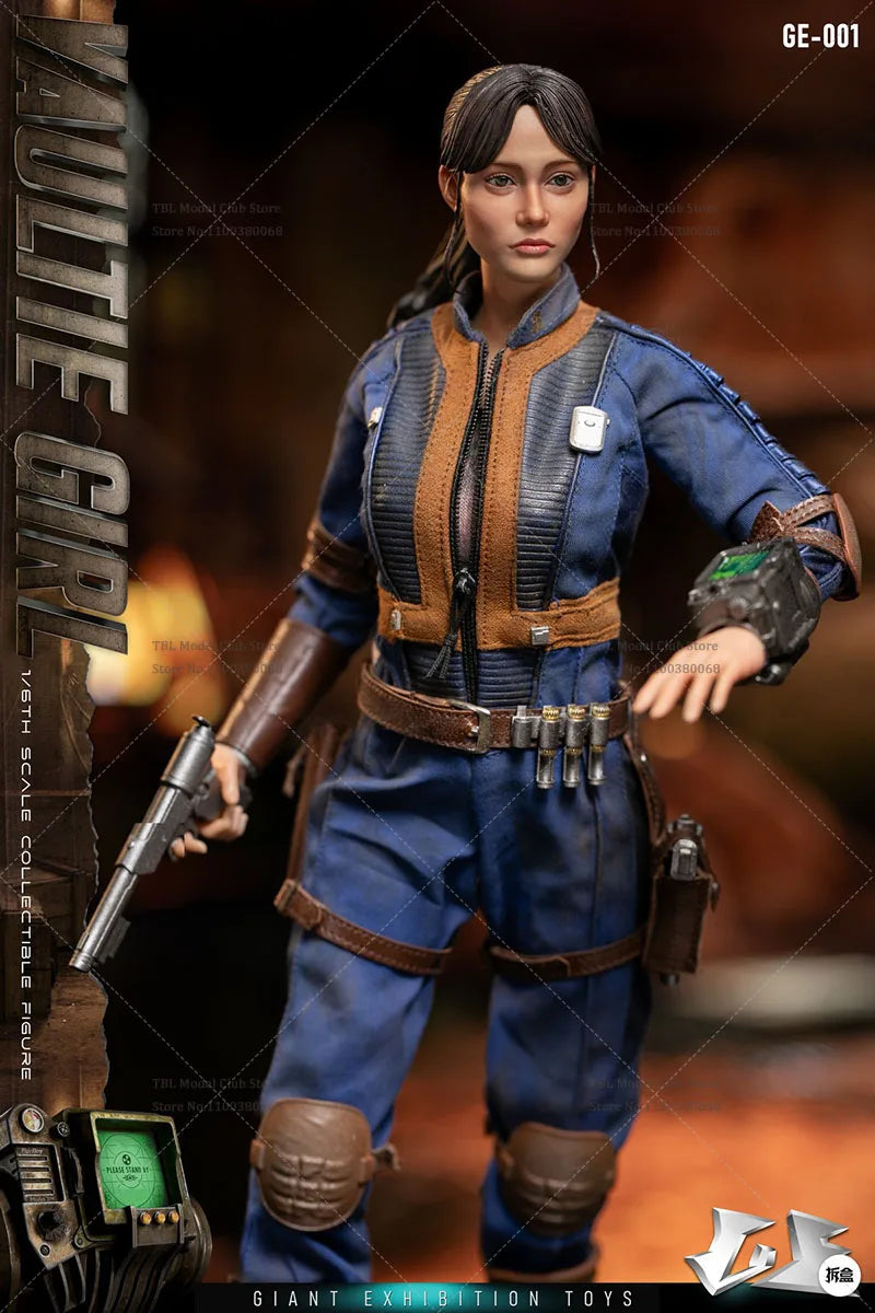 In Stock GIANT EXHIBITION TOYS GE-001 1/6 Scale Collectible Shelter Vaultie Girl 12inch Full Set Female Solider Action Figure