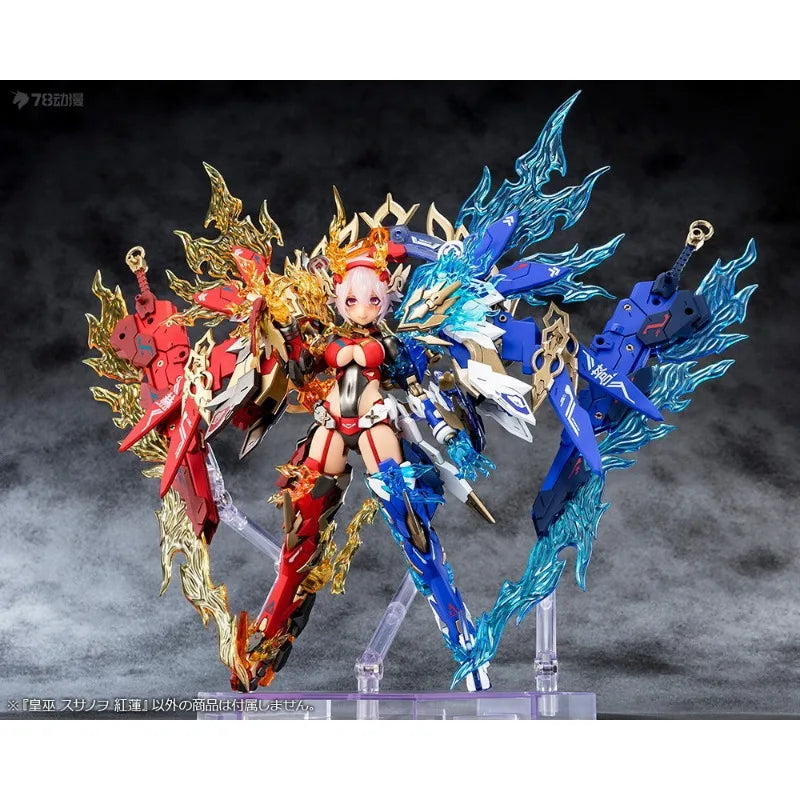 Kotobukiya MEGAMI DEVICE Model Kit - AUV SUSANOWO GUREN (Red Mech Girl) 1:1 Scale Assembly Figure | Customizable Collectible
