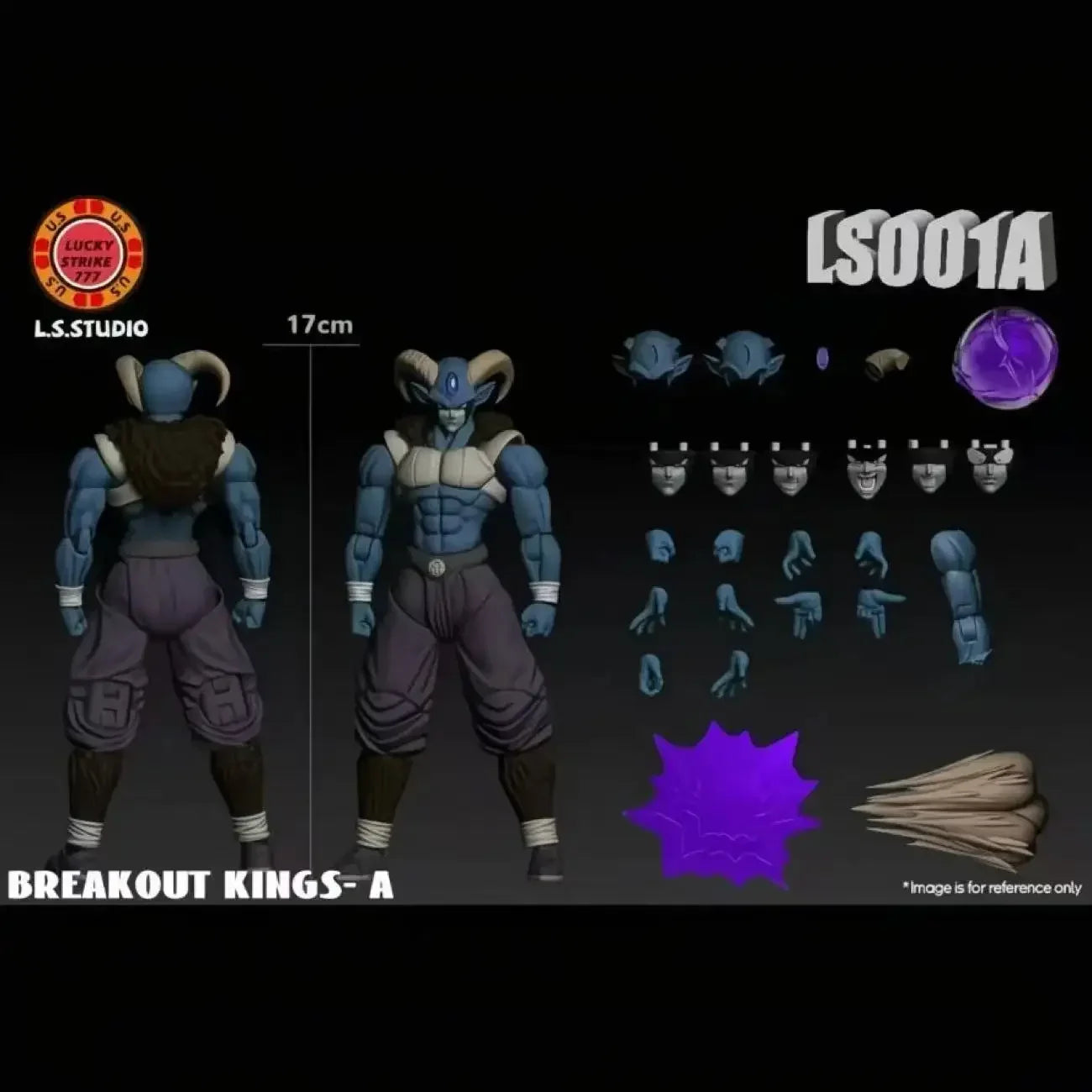 New LS L.S.Studio Dragon Ball Super Moro Figure Breakout Kings A B Ver. Anime Action Figures  Model Toys Customized Collection