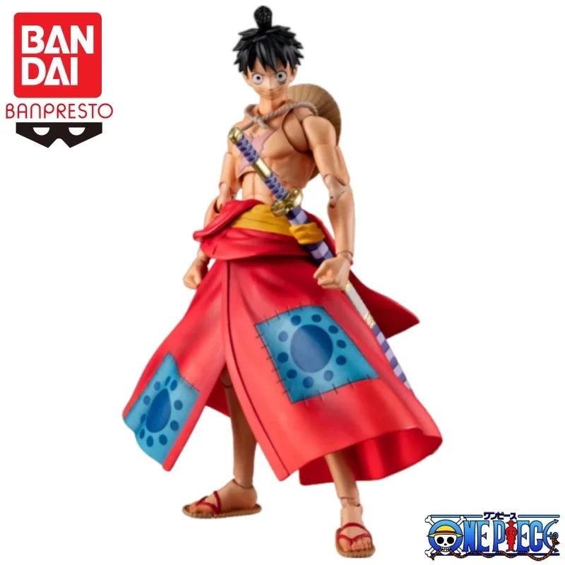 In Stock Bandai Megahouse Mh One Piece VAH Wano Country Luffitaro Anime Peripherals Action Doll Collection Gifts
