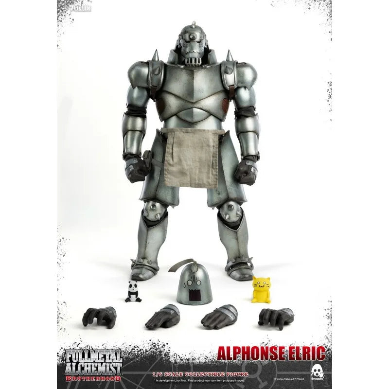 Threezero Original 1/6 Trendy Mobile Doll FULLMETAL ALCHEMIST Anime Action Figure Model Toys Collectible Model Gifts for Boys