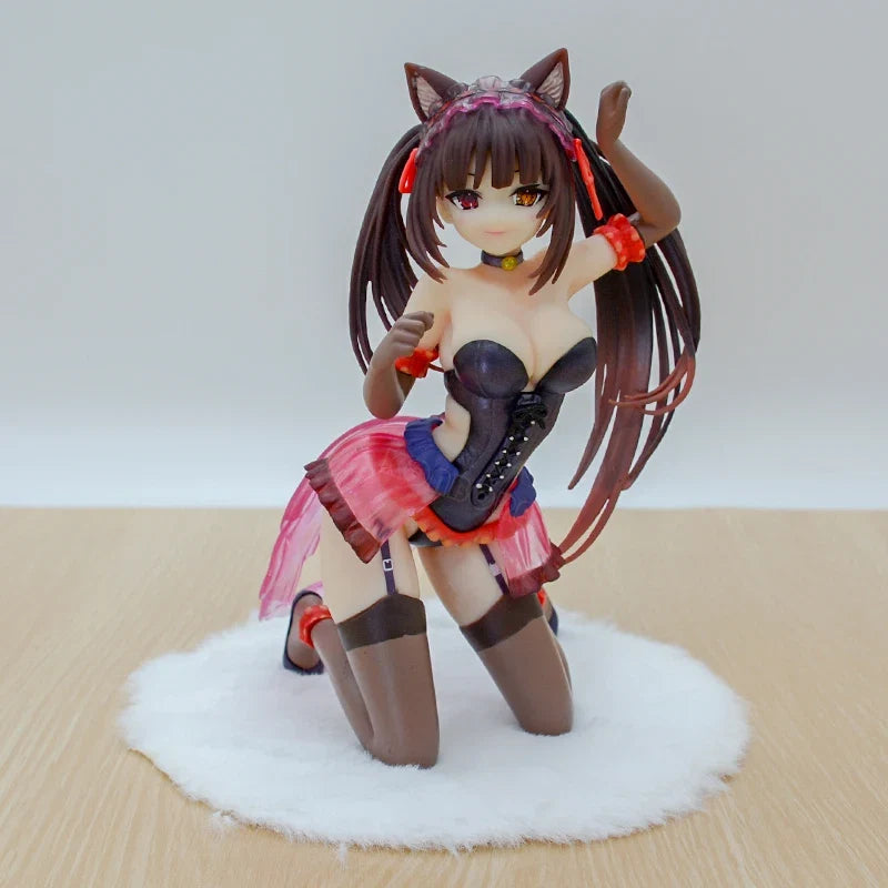 24cm KDcolle Date A Live Kurumi Tokisaki Anime Girl Figure Date A Bullet Yatogami Tohka Action Figure Adult Sexy Model Doll Toys
