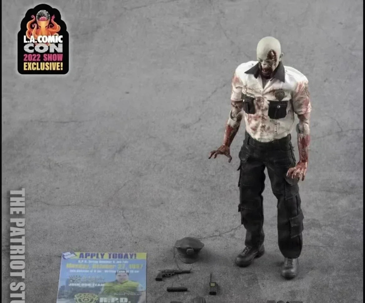 In Stock Patriot Studio Resident Evil 1/12 Leon Kraus Chris Police Officers Zombie Chainsaw 6-inch Action Figures Collection