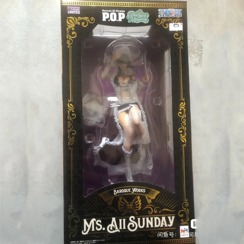 【In-stock】Megahouse Pop One Piece Nico Robin Anime Character Collectibles 23cm Reprint Model Toy