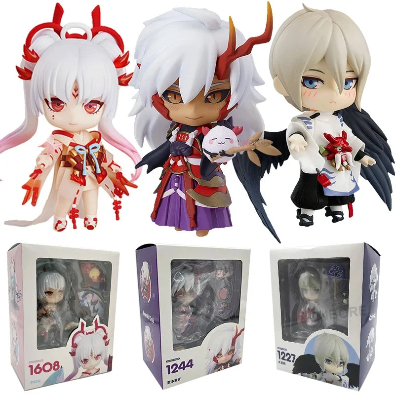#1608 Onmyoji Shiranui Anime Girl Figure #1227 Ootengu Action Figure #1244 Ibaraki Douji Figurine Collection Model Doll Toy 10cm
