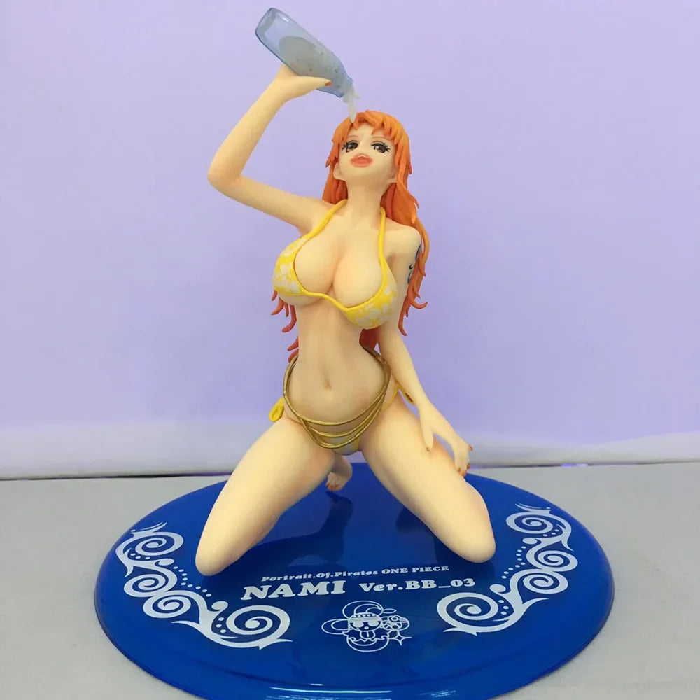 Anime figurines 17cm  Megahouse One Piece Kalifa Ver.Bb Excellent Model Pop Limited Edition Collection Action Figure Toys Gifts