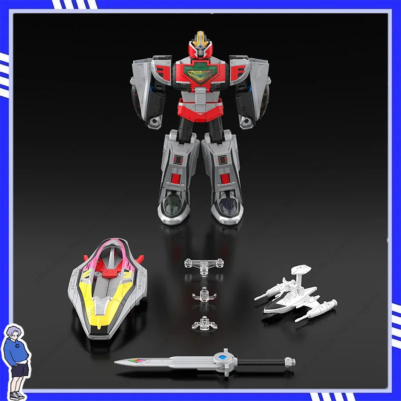 BANDAI SMP Mirai Sentai Timeranger 3D Formation Time Robot Anime Actionfiguren Bausatz Sammlung Spielzeug