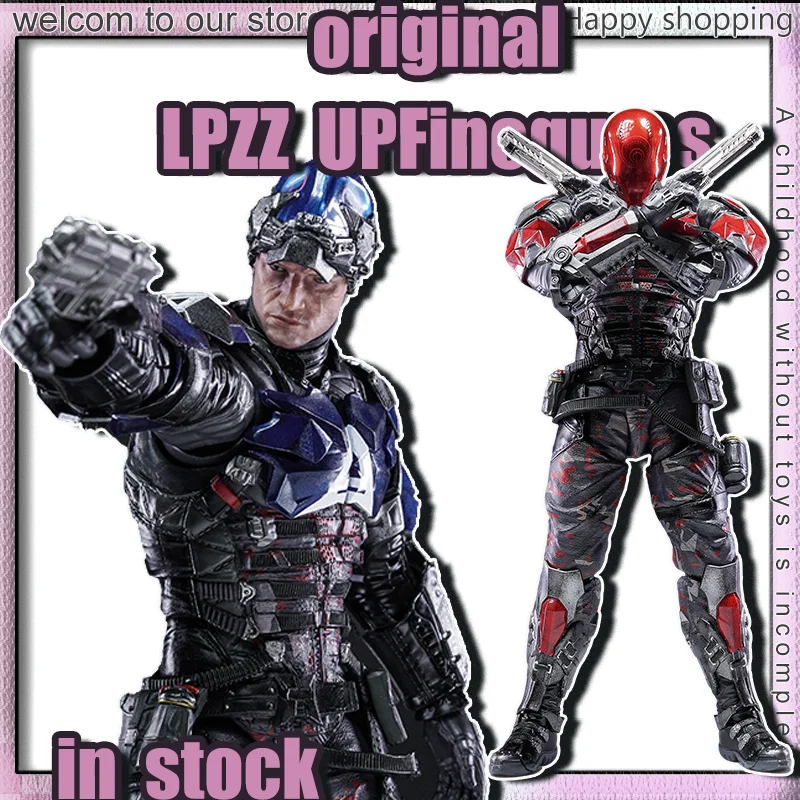 【OKT.】LPZZ UPFinegures 1/12 Batman Arkham Knight Actionfiguren DC004 Red Hood Batman Figur Jason Todd Sammelmodell Spielzeug