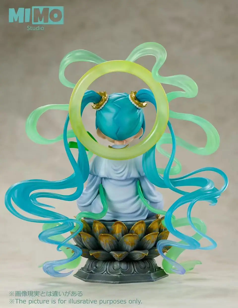 【Original】MIMO Studio Q Version Buddha Hatsune Miku Figure Model Toy