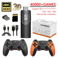 Velec K8 Max Game Stick Retro Video Game Console 64G 40000+ Games Dual Wireless 2.4G Controller Console for Kids Christmas Gift