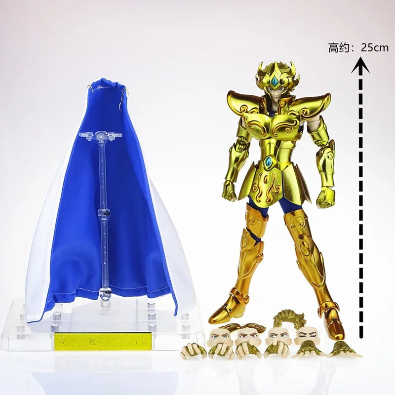 In stock JM.MST Saint Seiya Myth Cloth EXM Leo Aiolia Plus 3.0/Crown 1/7 25cm Gold Knights of the Zodiac Action Figure