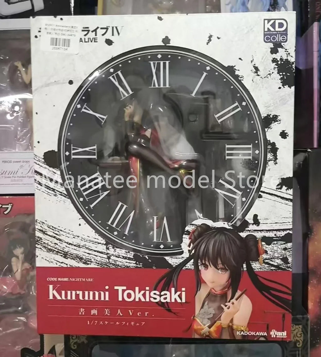 KADOKAWA Original Kurumi Tokisaki Calligraphic Beauty Ver. 1/7 PVC Action Figure Anime Model Toys Collection Doll Gift
