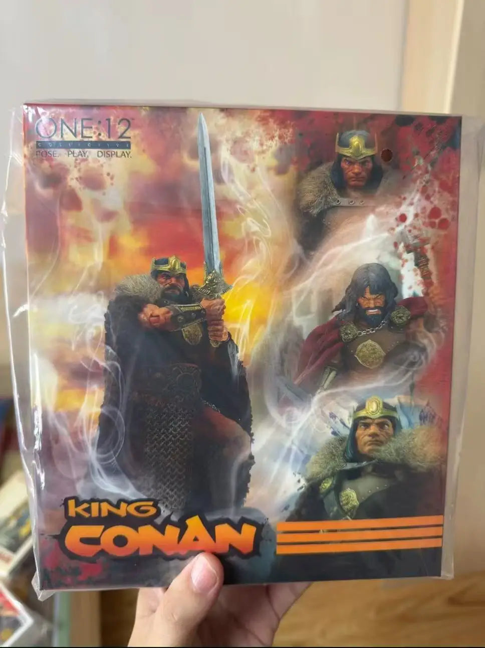 Spot Meizco Ant ONE: 12 King Conan der Barbar Conan Figur Modell Sammlung Spielzeug Geschenk Anime Serie