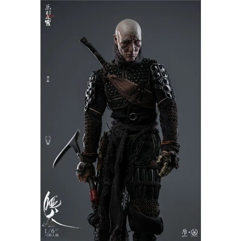 【 in Stock 】 JPT Design × POPCOSTUME Original 1/6 Million Sagamori Ninja Mute Dog Movable Soldier Doll Model Toy Gift Collection