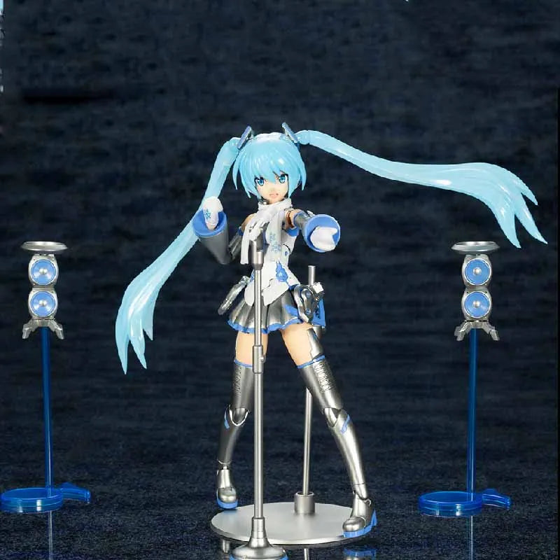 KOTOBUKIYA Original FAG FRAME MUSIC GIRL SNOW MIKU Anime Action Figure Assembly Model Toys Collectible Model Ornaments Gifts