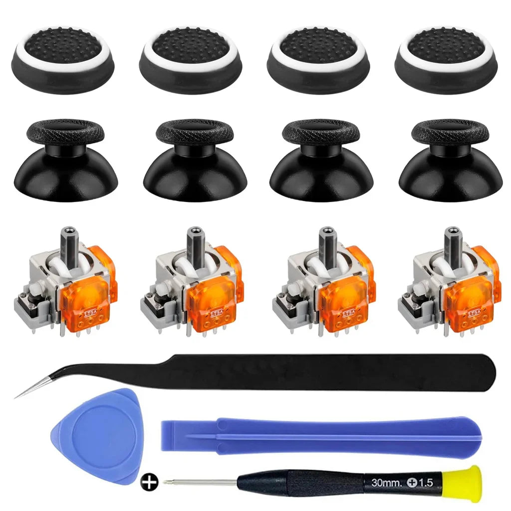 TMR Electromagnetic Joysticks Replacement for PS5 Xbox one Controller Anti-Drift Sticks with Thumbstick Accessories Repair Tool