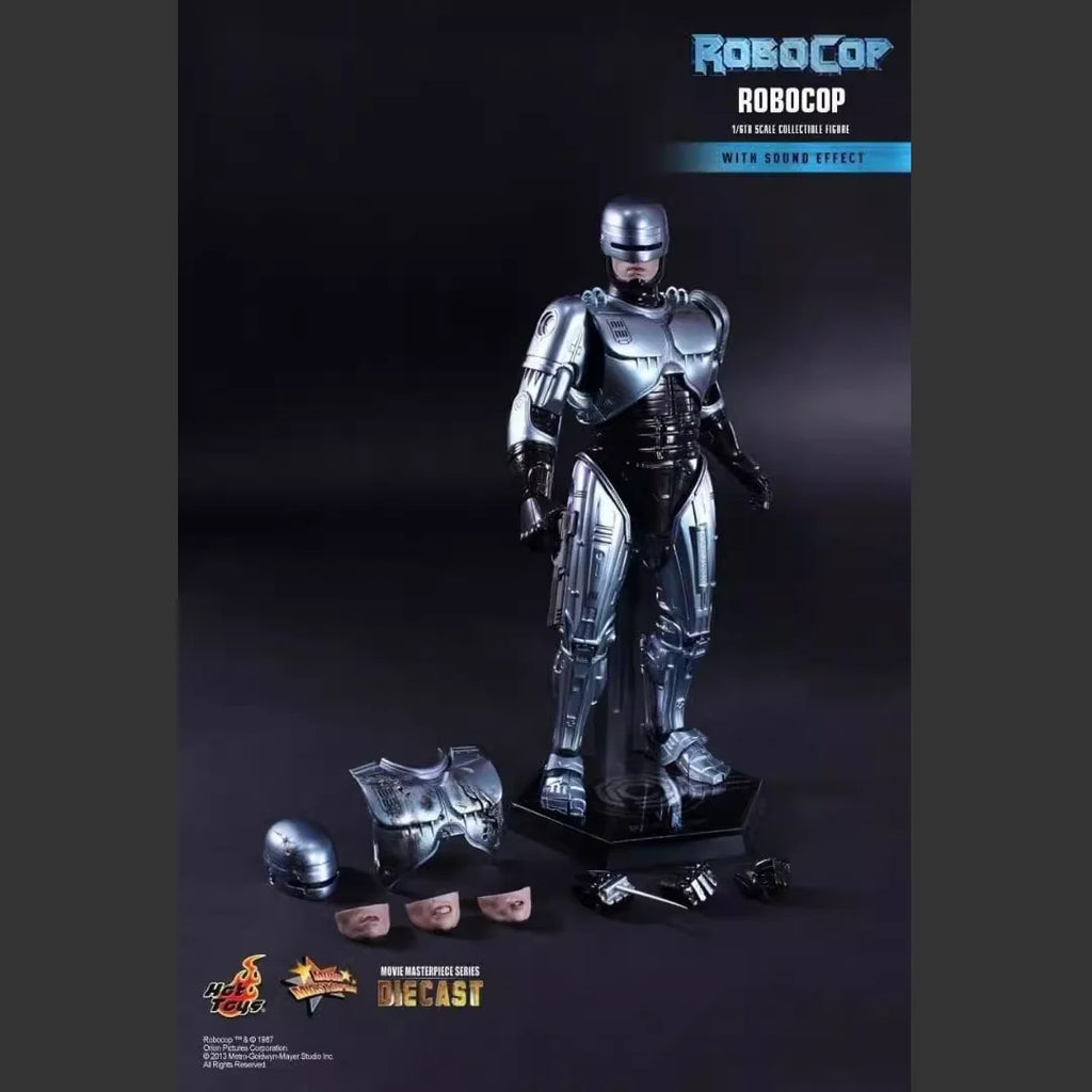 Original HotToys 1/6 MMS202-D04 Robocop Alloy Diecast Single Version Action Figure Model Toys 12 inches