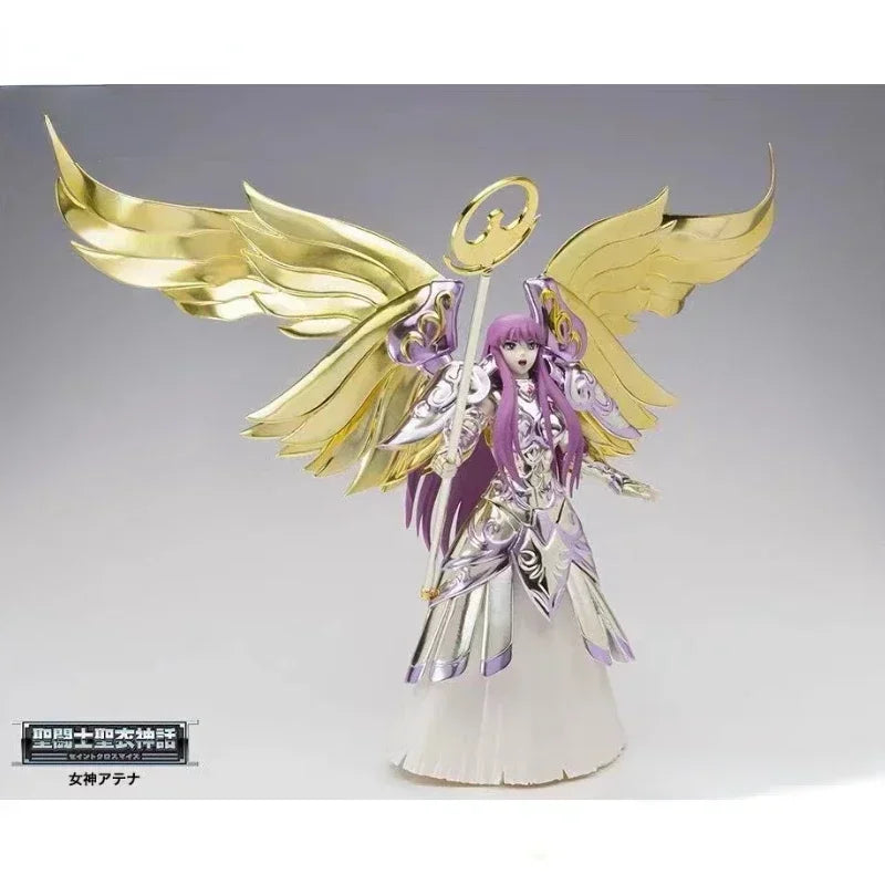 In Stock Original Bandai Edition Saint Cloth Goddess Athena Form Saint Seiya Metal Armor Action Figure High Quality