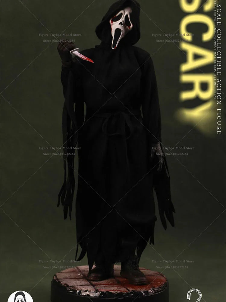 In Stock WHY STUDIO WS015 1/6 Scale Collectible Scary Action Figure Black Cloak Decoration 12" Full Set Soldier Model Toys