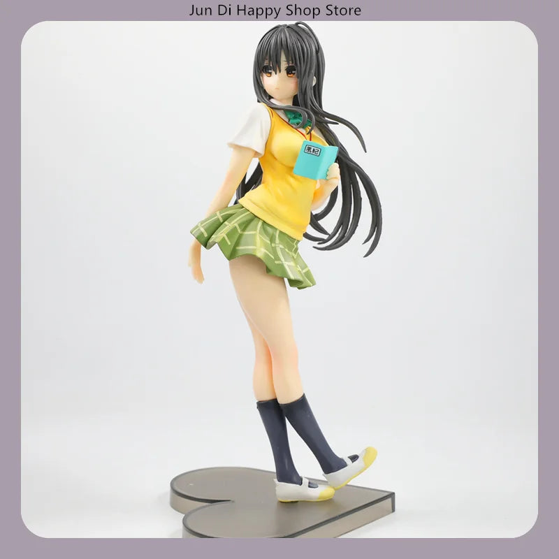 22cm To Love-Ru Yui Kotegawa Looking Back Pose Anime Figure Model Statue Collection Desktop Decoration Ornament Toy Gift