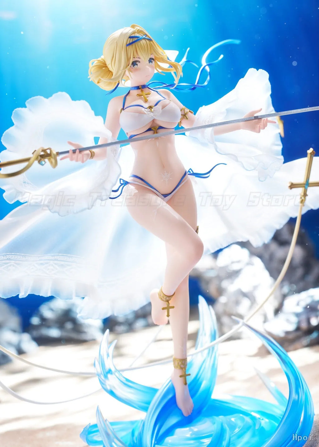 【In Stock 】Original Alice Glint AmiAmi Azur Lane FFNF Jeanne d'Arc Saint of the Sea 1/7 Scale Figure Toys Model Ornaments