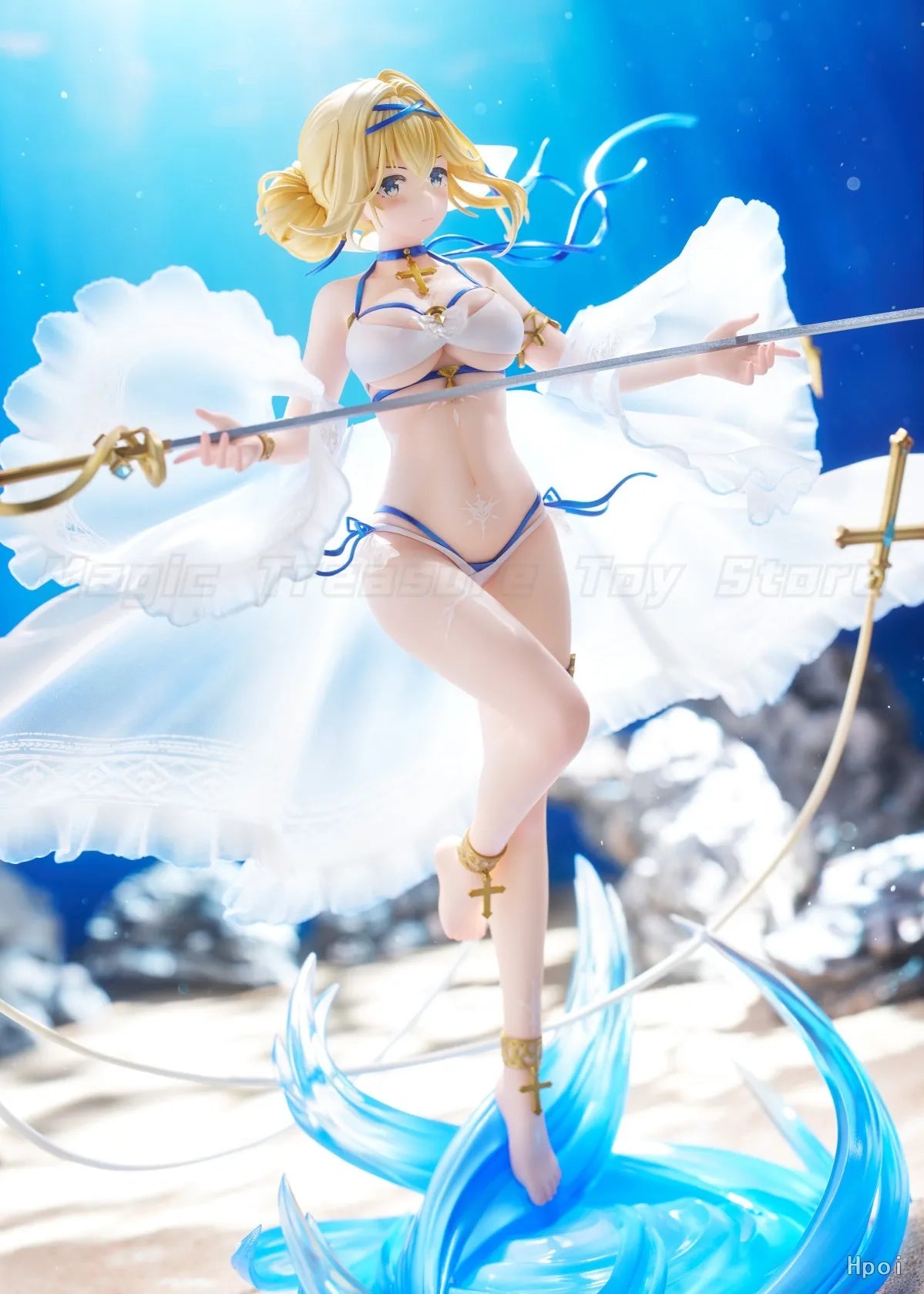 【In Stock 】Original Alice Glint AmiAmi Azur Lane FFNF Jeanne d'Arc Saint of the Sea 1/7 Scale Figure Toys Model Ornaments