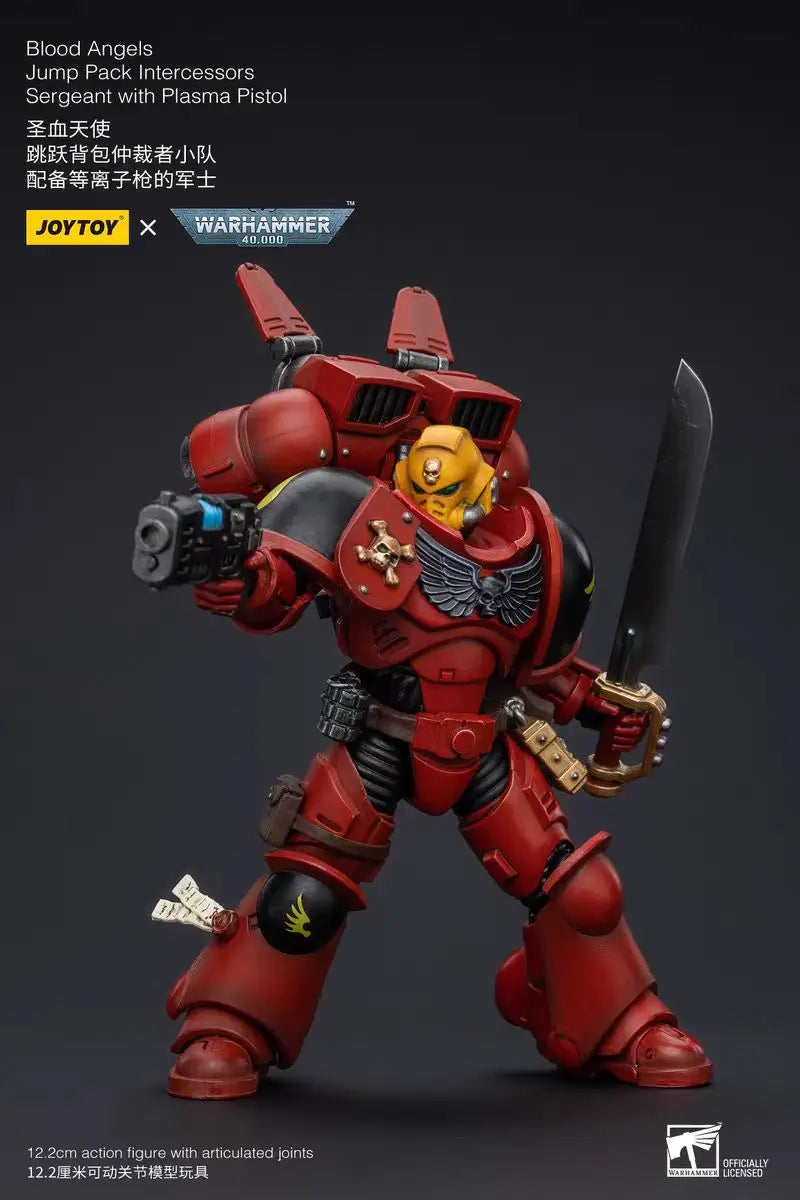 【In Stock 】JOYTOY Warhammer 40K Blood Angels 3PCS 1/18 Action Figures Toys