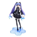 25CM Anime Hatsune Miku Figure Gothic suit standing posture cartoon model toy gift collection decoration ornaments PVC