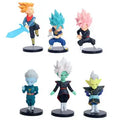 Dragon Ball Z Super Saiyan Son Goku Anime Figure Son Gohan Vegeta Broly Piccolo Majin Buu Set Action Figurine Model Gifts Toy