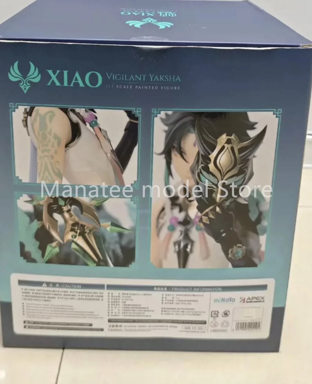 APEX Original Genshin Impact Xiao, Guardian Yaksha Ver. 1/7 PVC Action Figure Anime Model Toys Collection Doll Gift