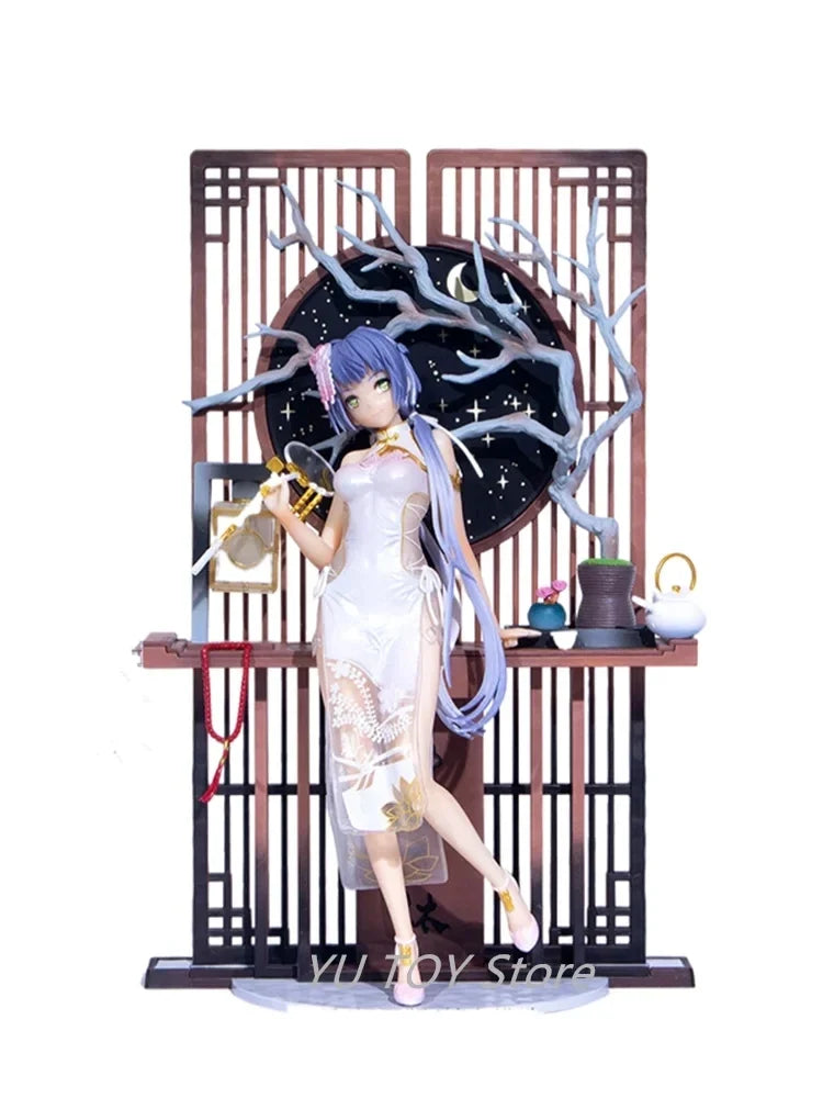 25cm PVC Action Figure - Japanese Anime Girl Luo Tianyi Vsinger Awn Light Collectible Model Doll for Game Fans And Gifts