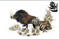 Wasteland Bone Thorn Wild Boar Brown 1/12 Scale Can be matched with dolls as mounts