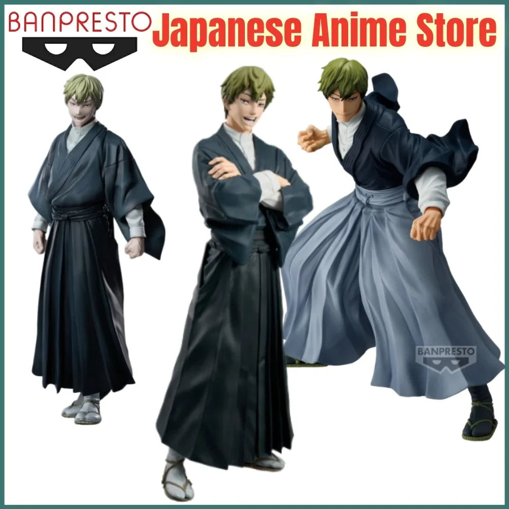 Original Banpresto Jujutsu Kaisen Anime Zenin Naoya Maximatic Grandista SEGA Anime Figure Action Figurine Model Figuarts