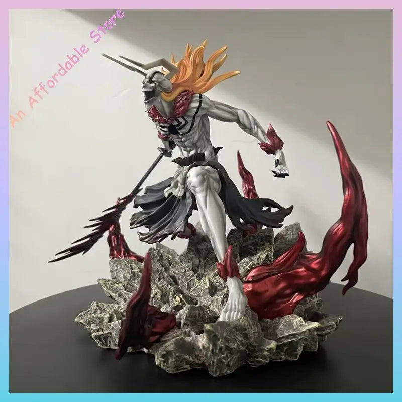 In Stock Bleach Ichigo Kurosaki Action Figure 2.0Gk Anime Figures High Quality Version Desktop Ornament Statue Birthday Gift