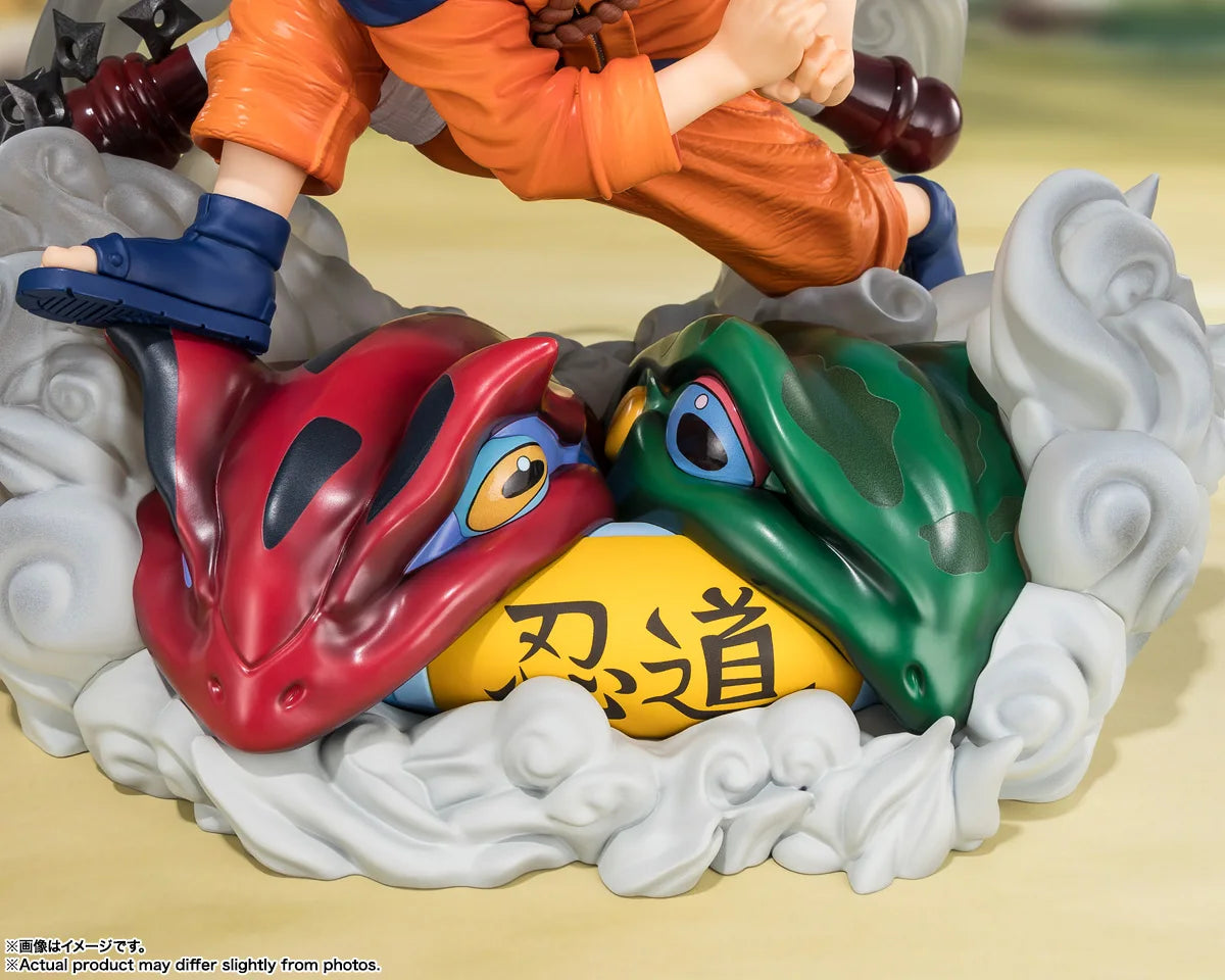 Genuine BANDAI Figuarts ZERO NARUTO 72 Series Uzumaki Naruto Figure Anime Model Toy