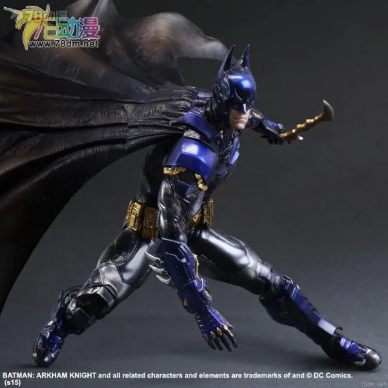 SQUARE ENIX PlayArts Changes Finished Movable Doll Arkham Knight Batman Limited Edition Color Figure Toys Model Gifts for Boys