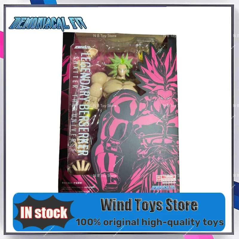 In Stock Dragon Ball Demoniacal Fit DF SHF Legendary Berserker Shatter The Universe Broly Action Figure Toy Model Gift
