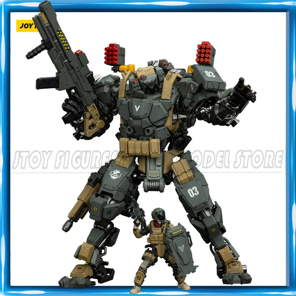 JOYTOY 1/18 Action Figure Mecha Tyrant-03 Tactical Type Anime Figures Toys Model