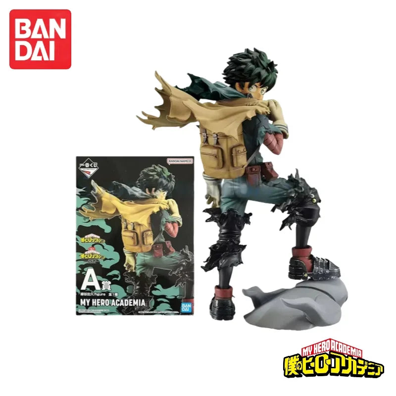 In Stock 100% Original Bandai My Hero Academia Anime Midoriya Izuku All Might Endeavour Hawks Character Model Toy Kids Gift
