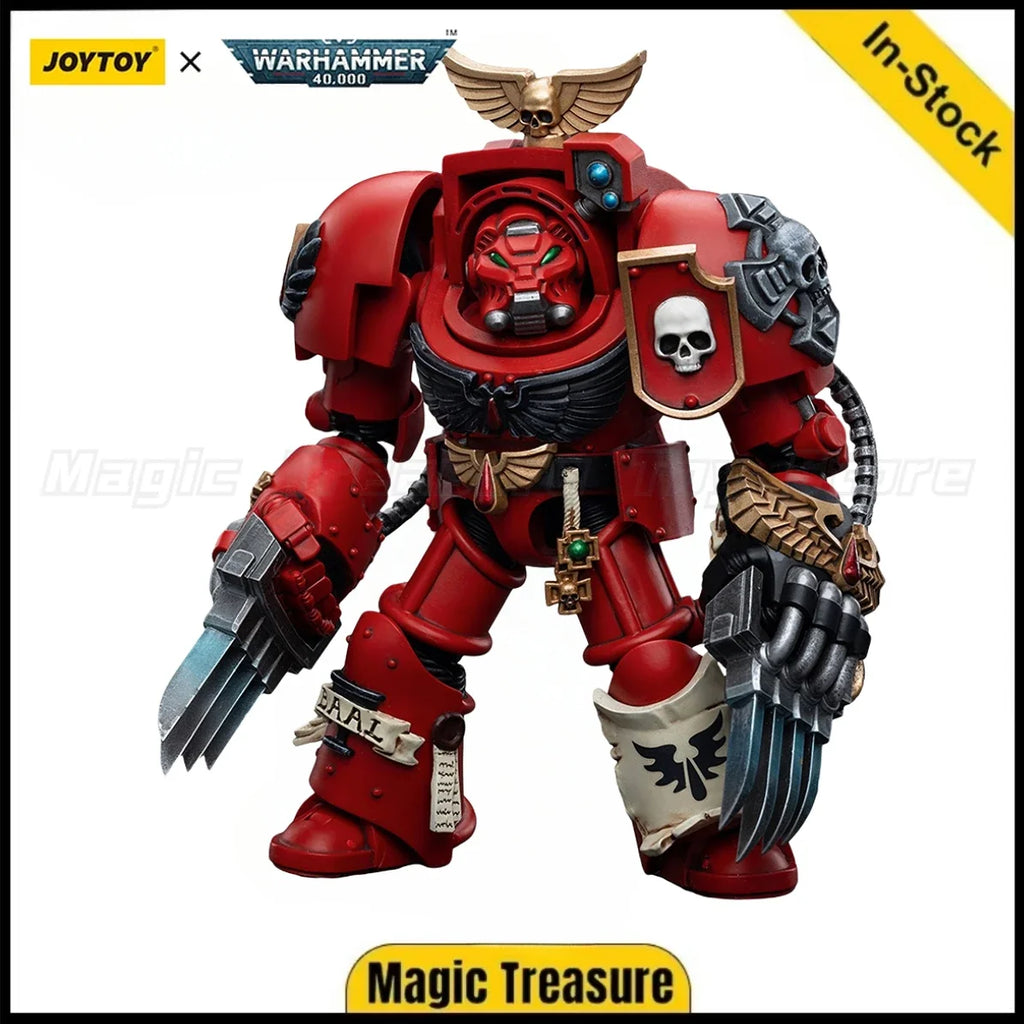 【In stock】JOYTOY Warhammer 40K Blood Angels Assault Terminators Brother Nassio 1/18 Action Figure Toys