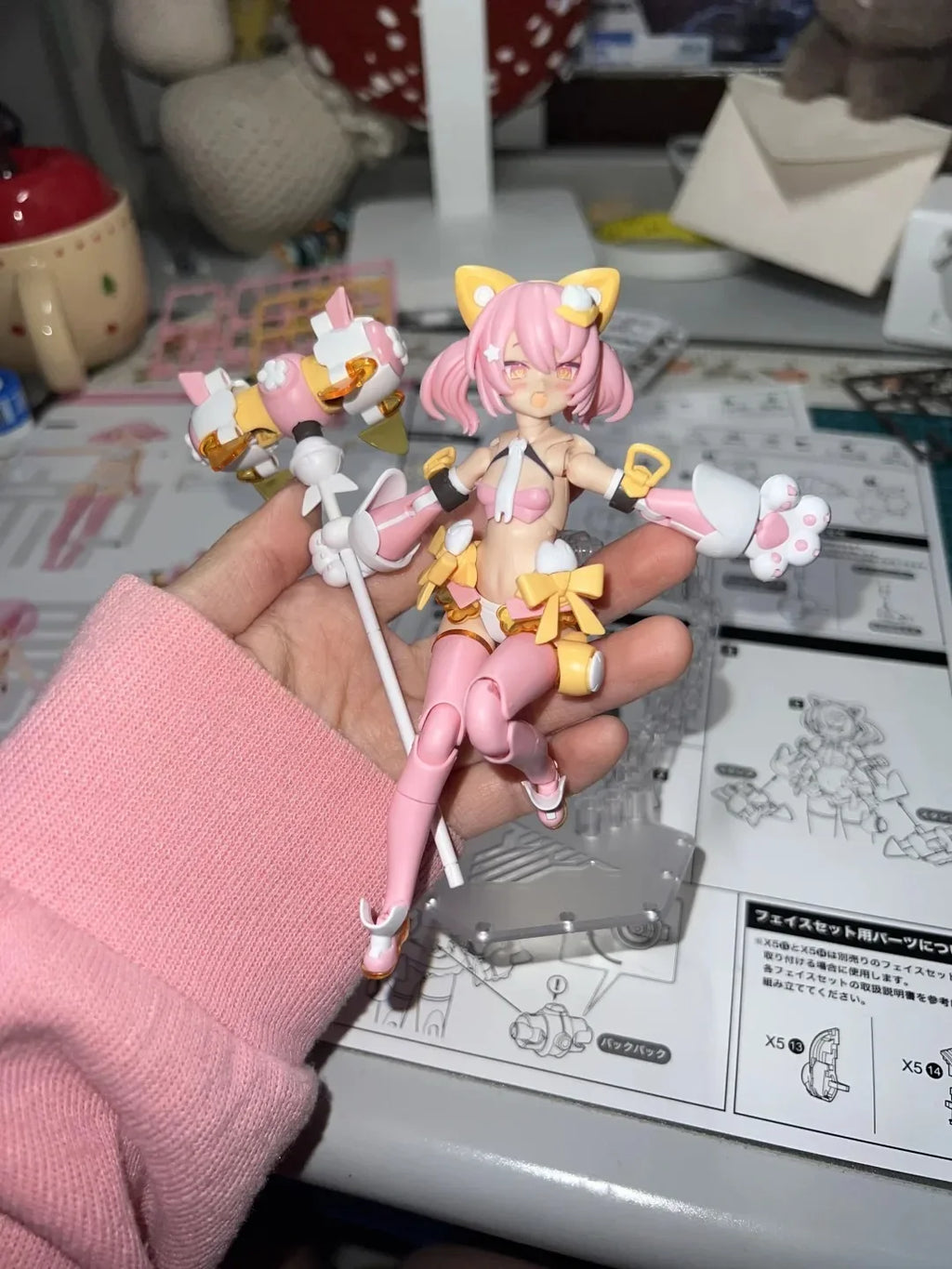 Kotobukiya MEGAMI DEVICE 26 PUNI MOFU KP704 Animation Action Figure PVC Assembly Model Toys Collectible Model Ornaments Gifts