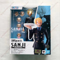 In Stock BANDAI One Piece S.H.Figuarts Sanji Romance Dawn Anime Action Figures Collection Model Toys Holiday Gifts For Kids