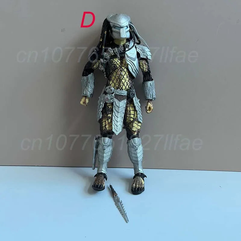 Alien Figure Celtic Predator Masked Scar Predator Figure Alien Action Figure Model Toys Joint Movable Doll Christmas Present