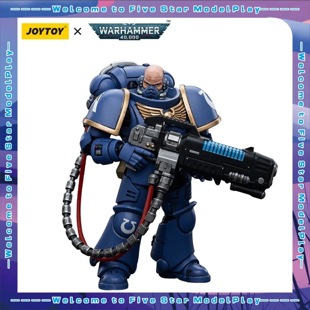 【FS】JOYTOY  Warhammer 40K  Scale 1/18 Action Figures Ultramarines Hellblasters Brother Torsus   Models Toys Gifts