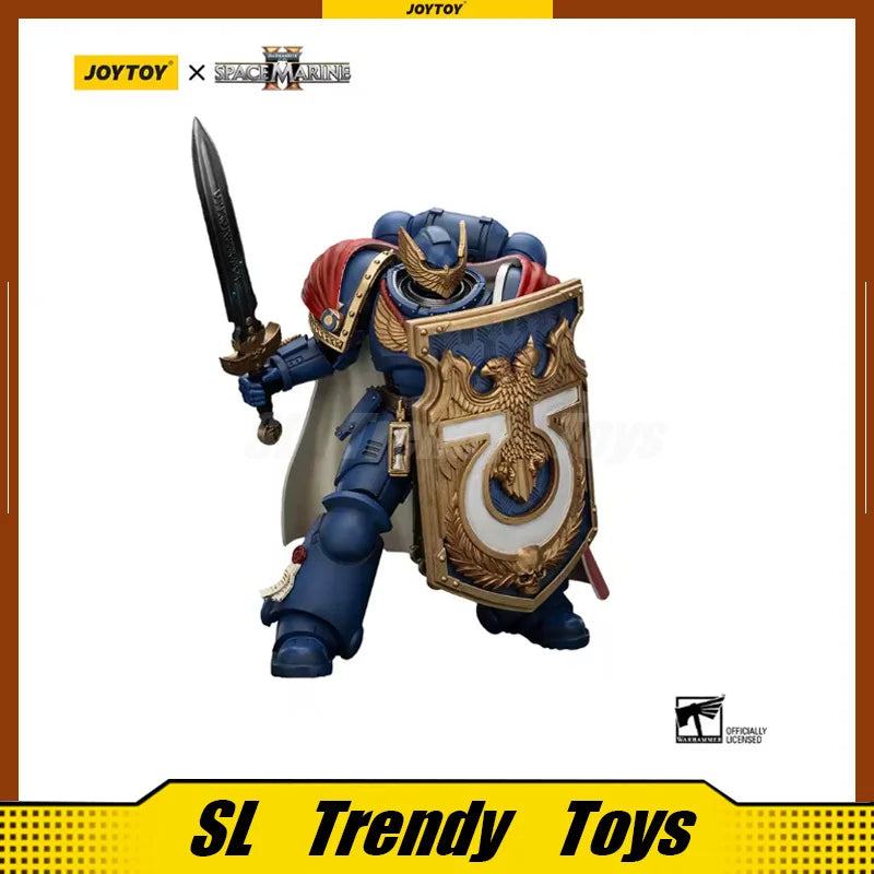 JOYTOY Warhammer 40K 1/18 Action Figure Ultramarines Victrix Honour Guard Storm Shield And Power Sword Toys Model