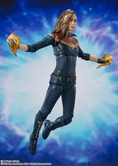 In Stock Bandai S.H.Figuarts SHF Captain Marvel Carol Danvers Chewie Goose Animation Action Figure Toy Model Collection Hobby