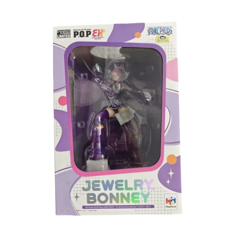 Genuine Bandai ONE PIECE POP Uta Jewelry Bonney Anime Action Figures Model Figure Toy Collectible Gift for Toys Hobbies Children