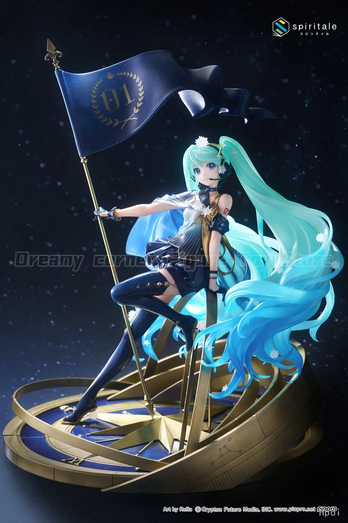 【In Stock】WING Spiritualale Piapro Characters Hatsune Miku Birthday 2022 Polaris Ver. 1/7 Scale Anime Figure Model
