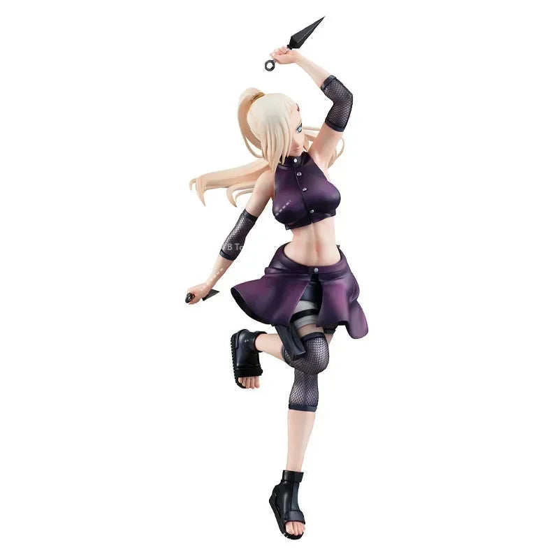 In Stock Real Mega House Mh Gals Naruto Yamanaka Ino Anime Action Figures Toys for Young Girls Children Gifts Collection Model