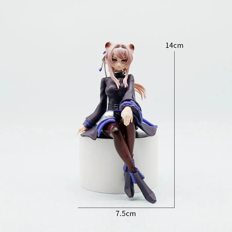 14cm Arknights Lin Anime Figure Noodle Stopper Figure PVC Action Figurine Model Collection Desk Decoration Figuart Toy Kid Gifts